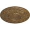 Ekena Millwork Oslo Ceiling Medallion (Fits Canopies up to 10 1/2"), Hnd-Painted Rubbed Bronze, 28 1/8"OD x 1 3/4"P CM28OSRZS - alternate 4